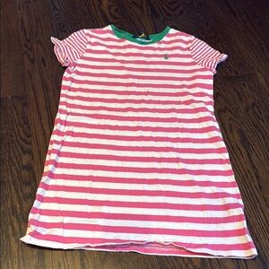 Ralph Lauren polo Pink and White Striped Dress